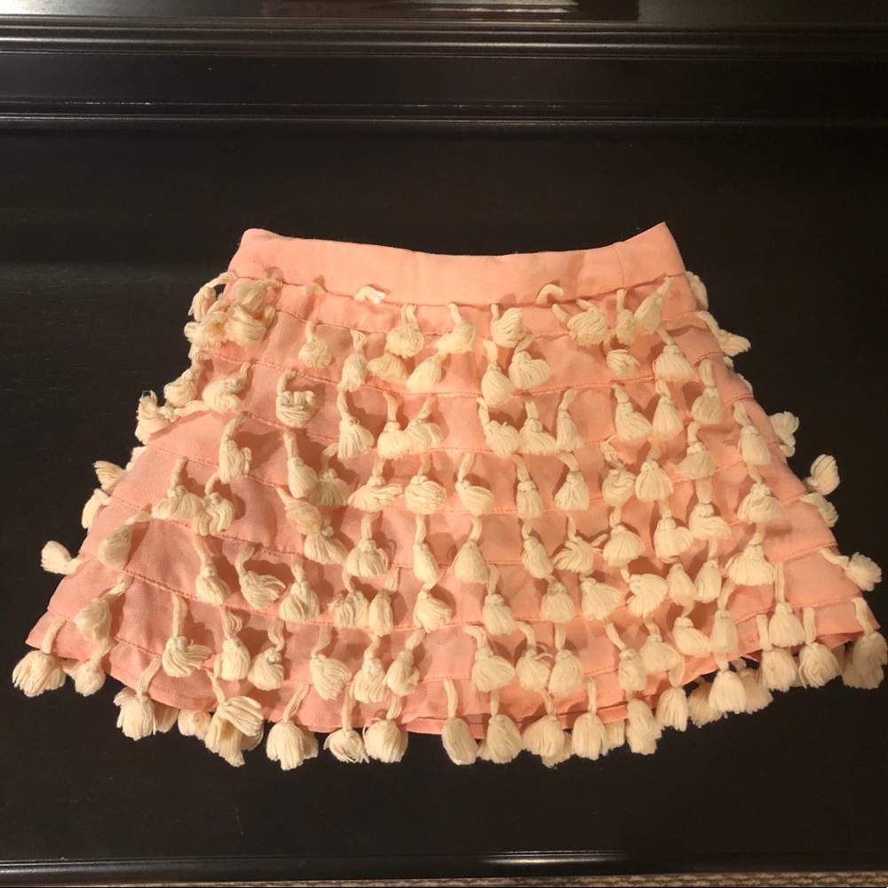 Louelle Couture Toddler Tassel skirt size 3T